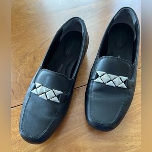 Rockport Women’s Black Leather Loafers size US9 EUR40